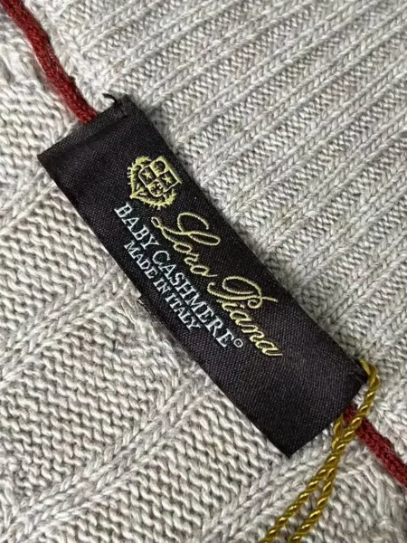 Мужской кашемировый свитер Loro Piana с рельефными косами и на молнии — фото 3