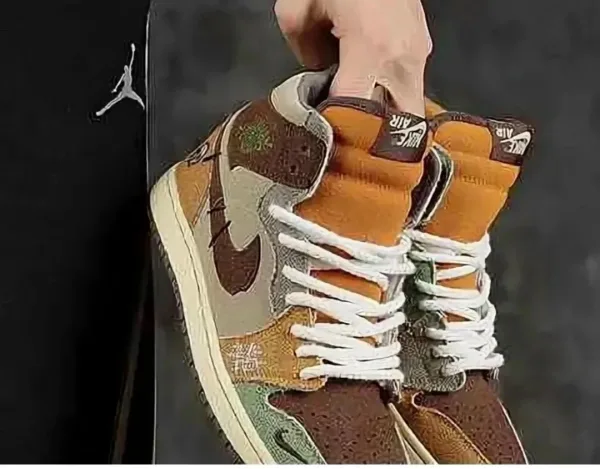 Кроссовки Air Jordan 1 low Voodoo — фото 2
