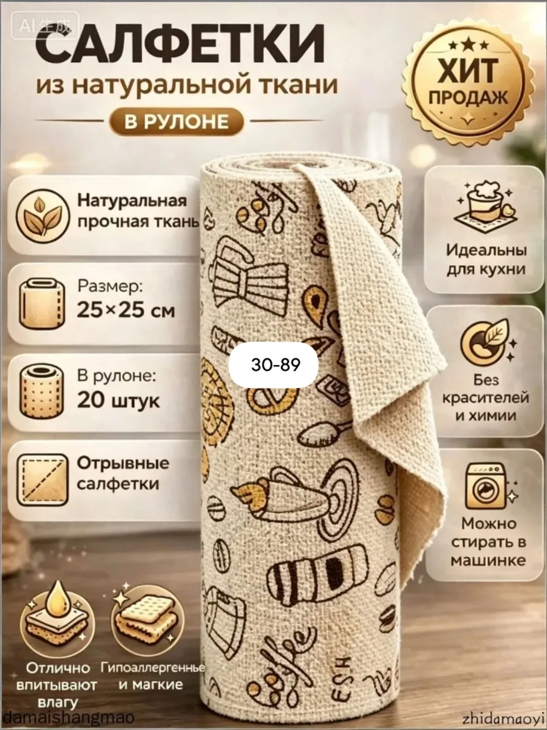 Салфетки для уборки из микрофибры — фото 2