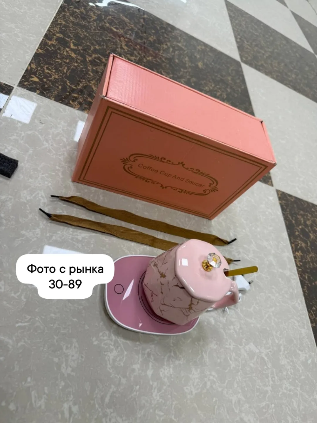 Подарочный набор кружка с подогревом от сети — фото 8
