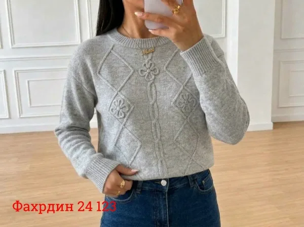 Женская кофточка из натурального кашемира — фото 3