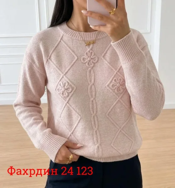 Женская кофточка из натурального кашемира — фото 4