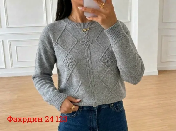 Женская кофточка из натурального кашемира — фото 6