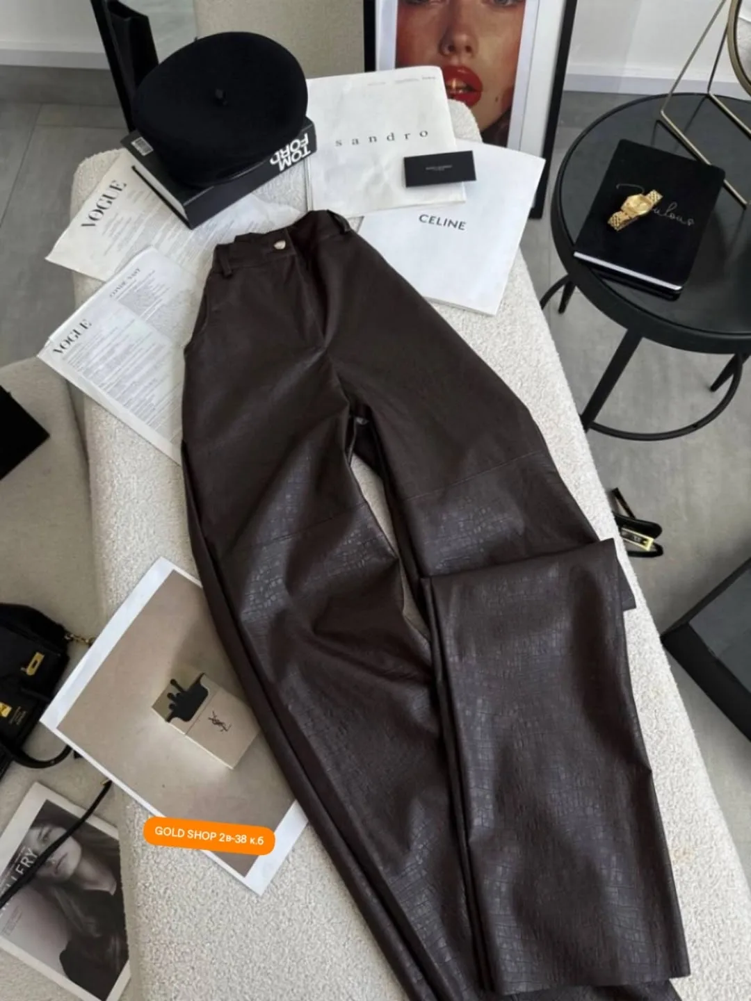 TREND Брюки Croco Leather — фото 2