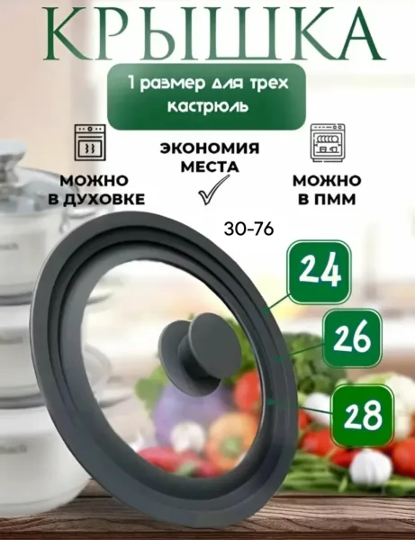 Посуда Крышка, стекло — фото 5
