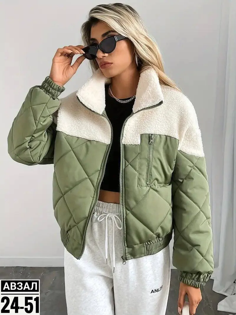 Куртка Vip Collection | синтепон + барашка — фото 1