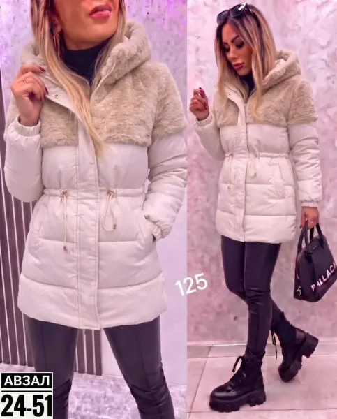 Куртка женская зимняя из холлофайбера — фото 2