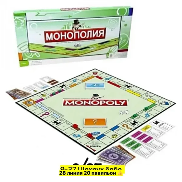 Настольная игра Монополия, классическая, для всей семьи — фото 3