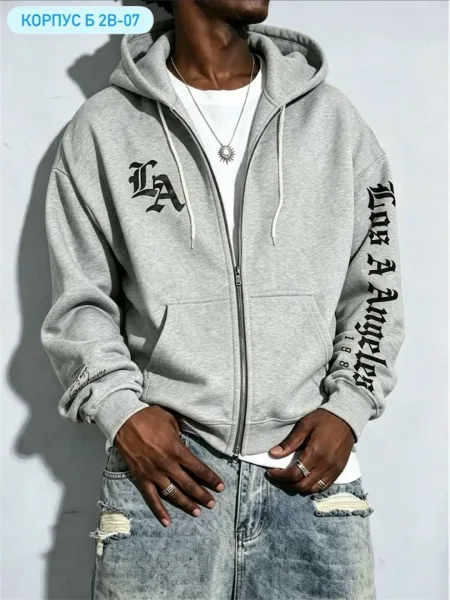 Мужская кофта из двухнитки — фото 5