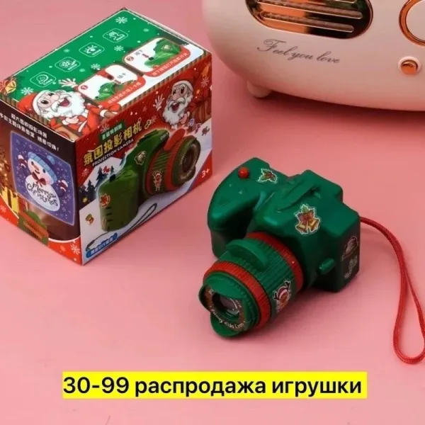 Игрушечный фотоаппарат с проектором, сделанный из пластика, подходит для детей — фото 4