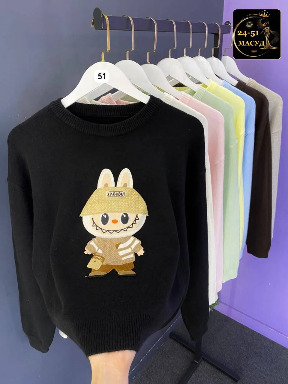Вязаный свитер из натурального кашемира — фото 2