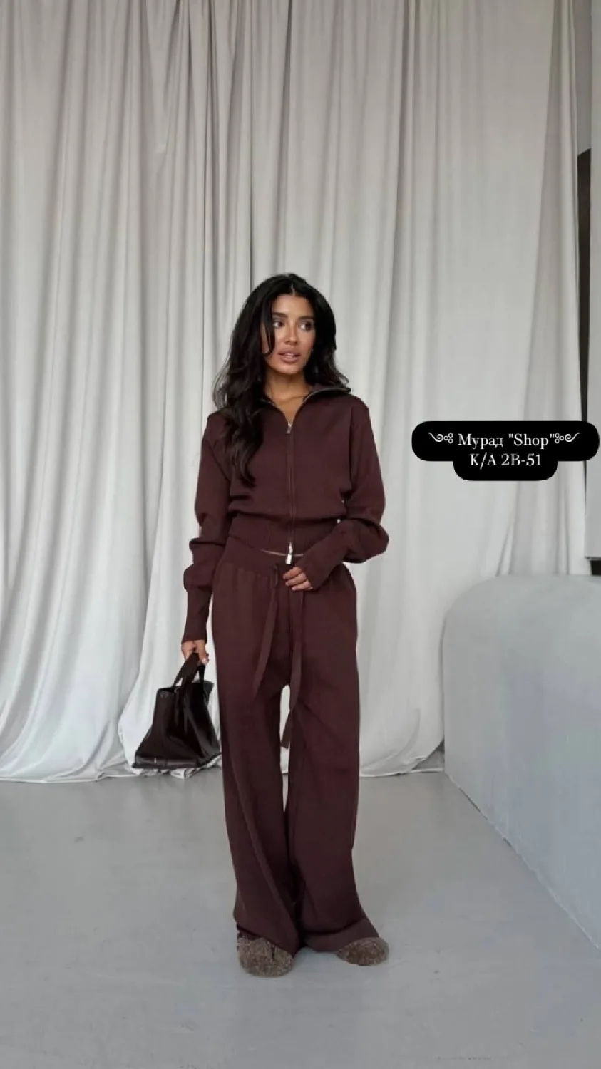 Костюм двойка из трикотажа — фото 16