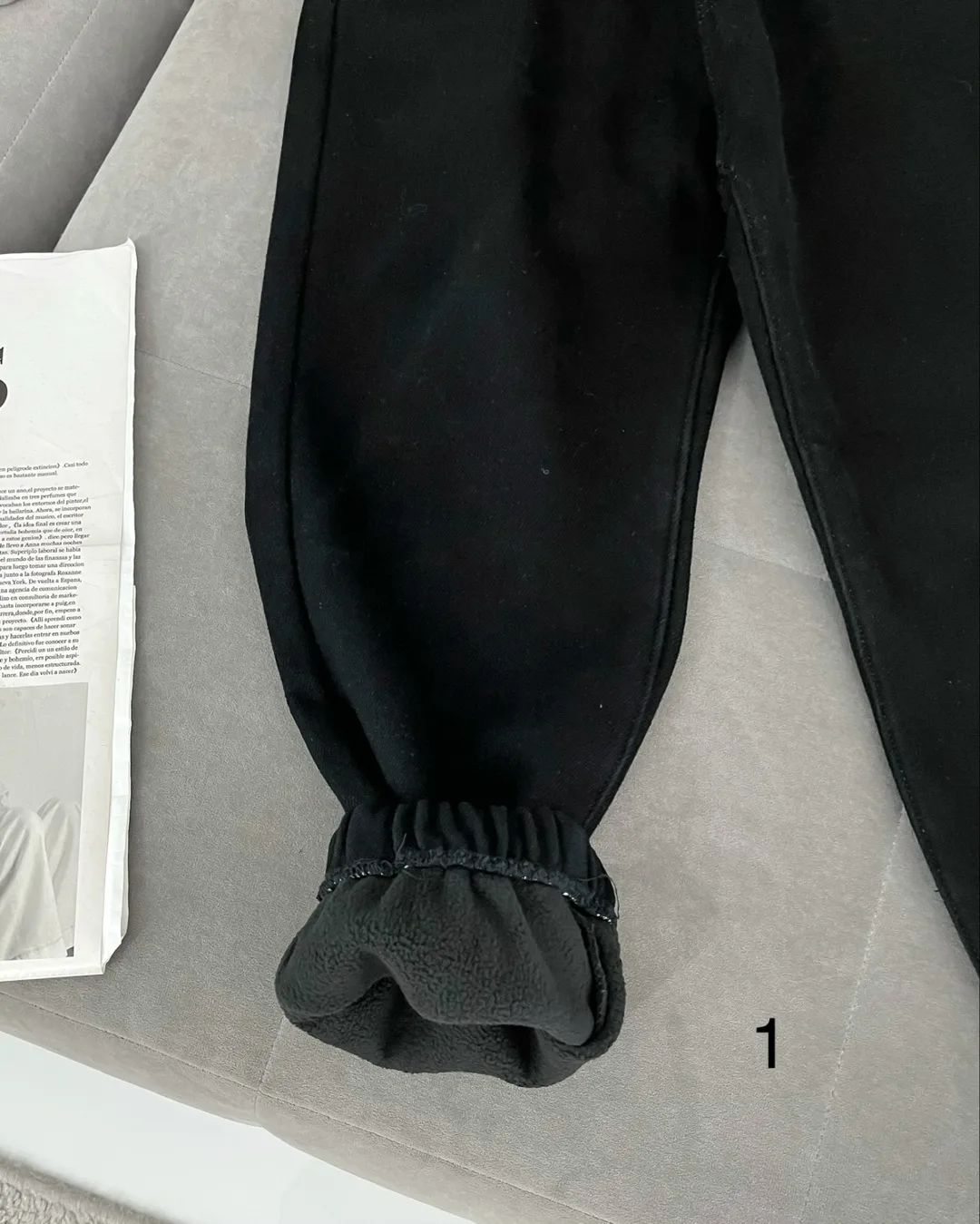 Джинсы с подкладкой из флиса с начесом, подходят для зимнего — фото 2