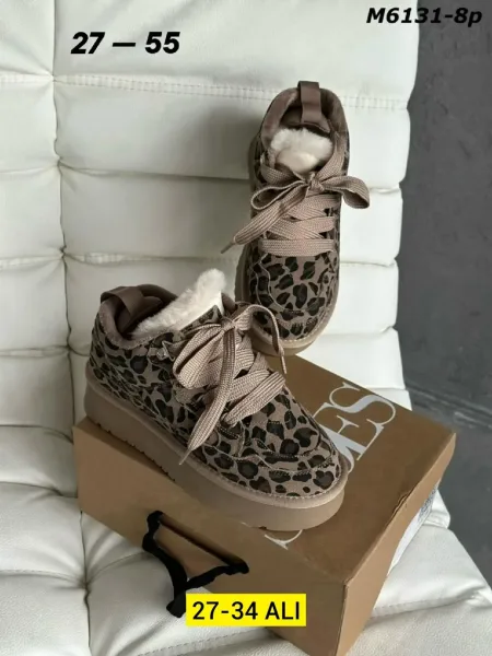 Зимние угги из натуральной замши — фото 6