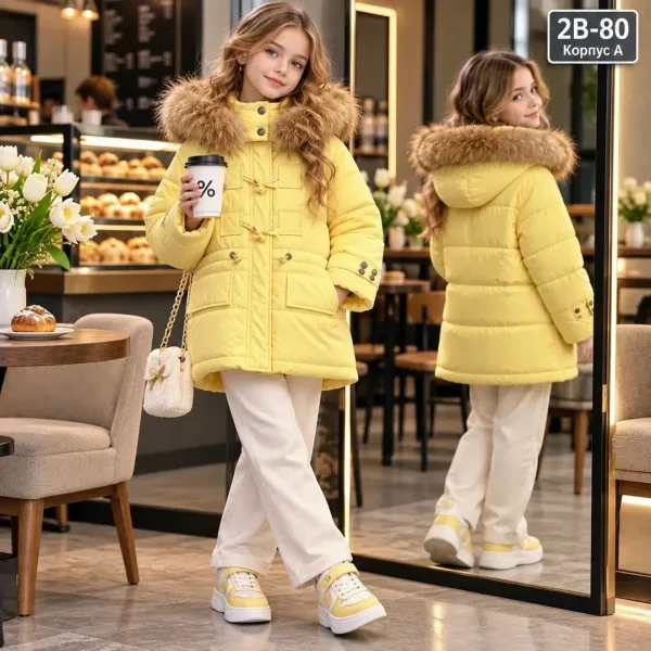 Утеплённая куртка из хлопка с подкладкой флис — фото 6