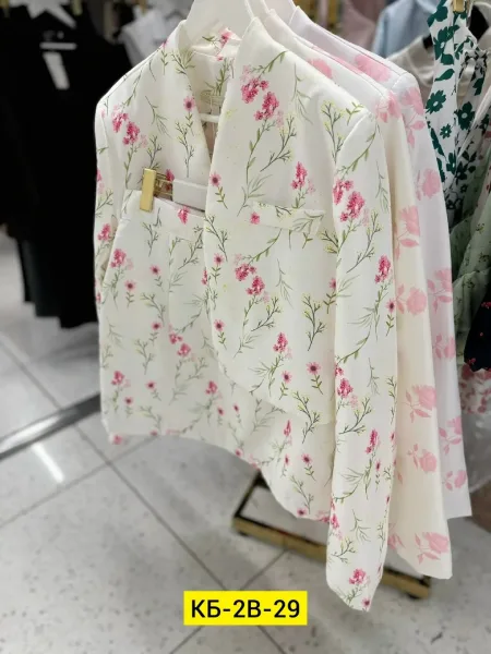 Костюм двойка из ткани — фото 11