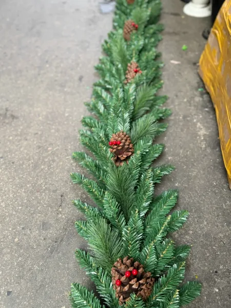 Заколка Гирлянда: ПВХа + сосна — фото 2