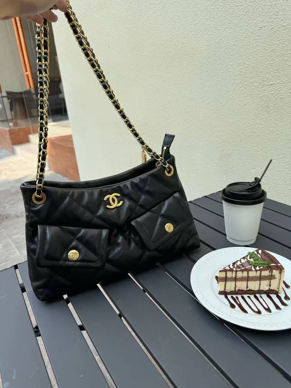 CHANEL Сумка кожа натуральная ЛЮКС — фото 4
