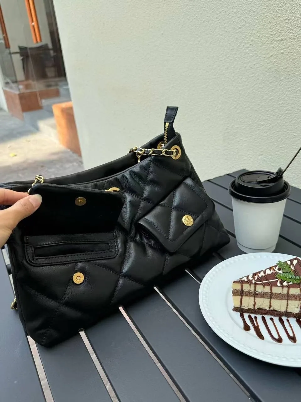 CHANEL Сумка кожа натуральная ЛЮКС — фото 6