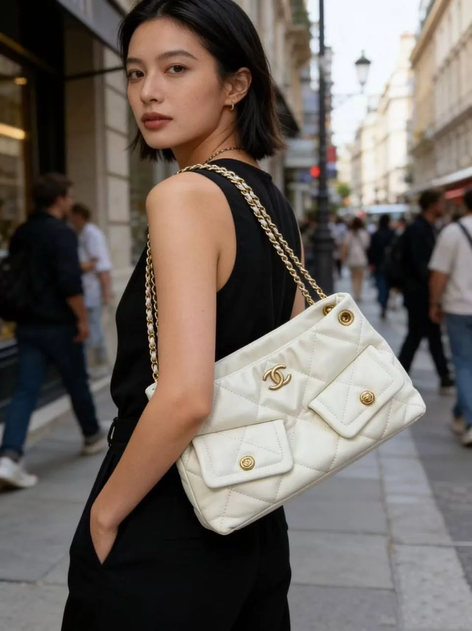 CHANEL Сумка кожа натуральная ЛЮКС — фото 8