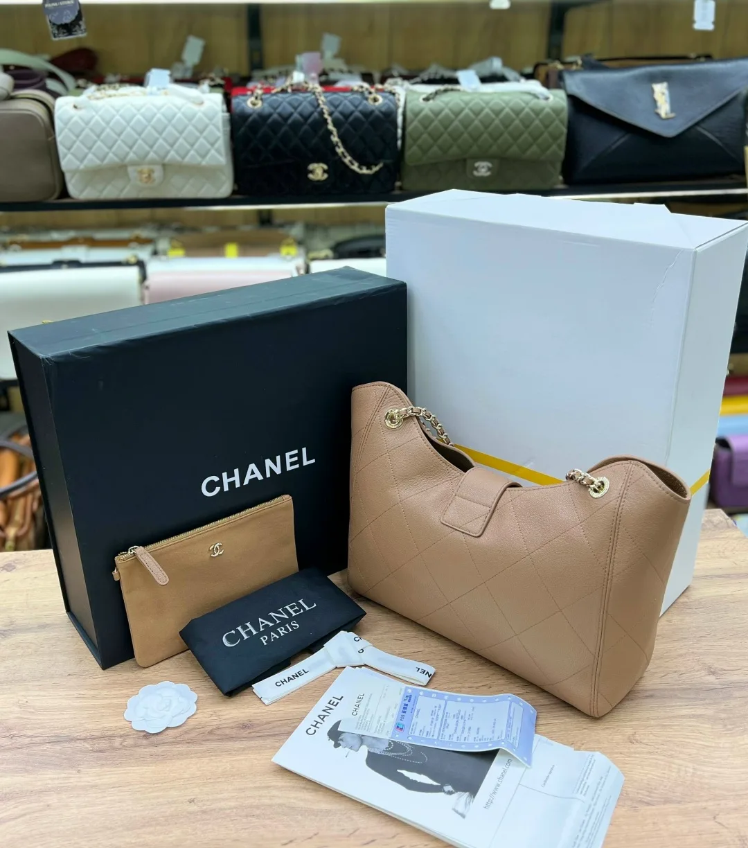 CHANEL Сумка кожа натуральная ЛЮКС — фото 32