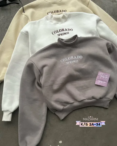 Кеды Colorado Springs с вышивкой, материал — турецкая трёх нитка — фото 3