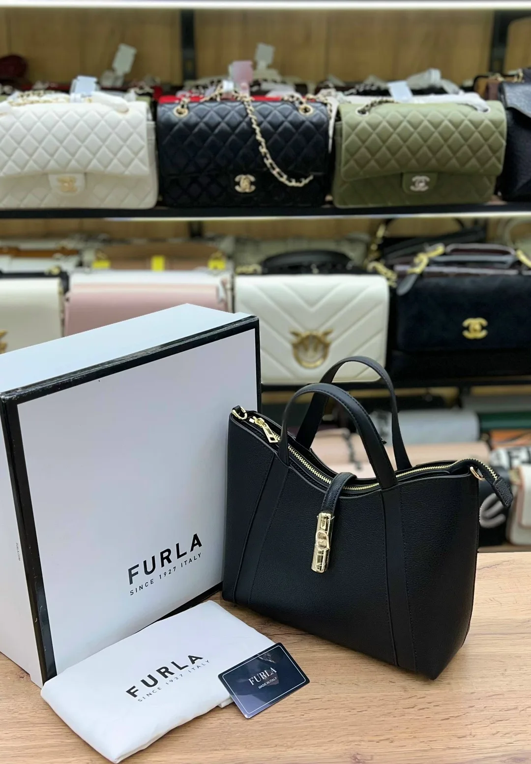 FURLA сумка из натуральной кожи — фото 15