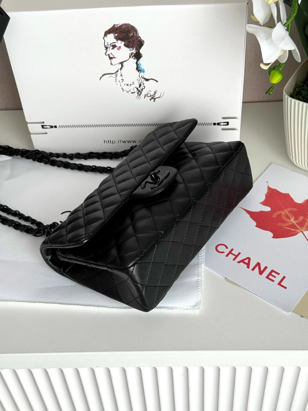 Кожаная сумка CHANEL — фото 6