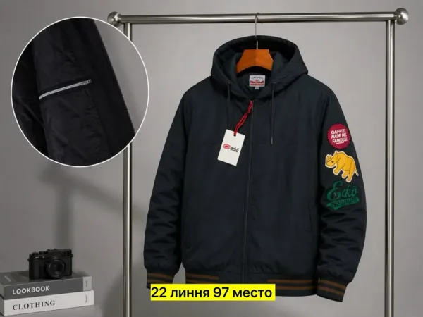 Мужская куртка из полиэстера с утеплителем синтепон — фото 5