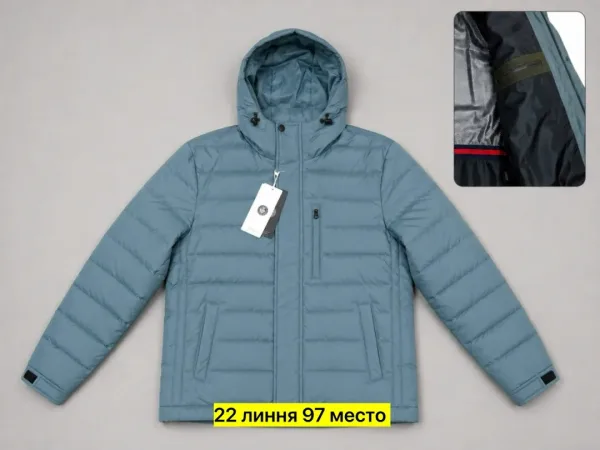 Куртка для мужчин из полиэстера с утеплителем холлофайбер — фото 3