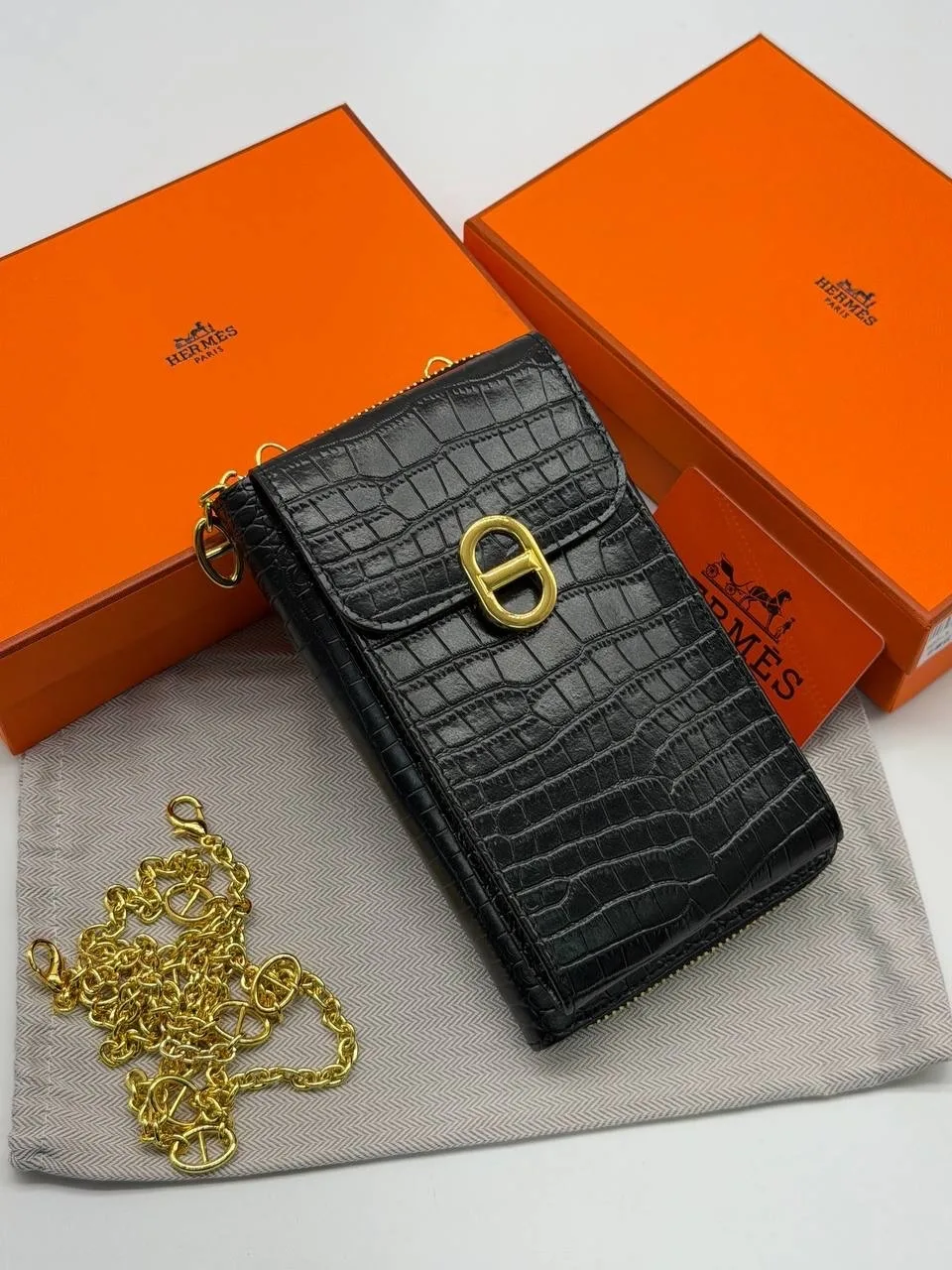 Кошелёк HERMES, кожа — фото 1