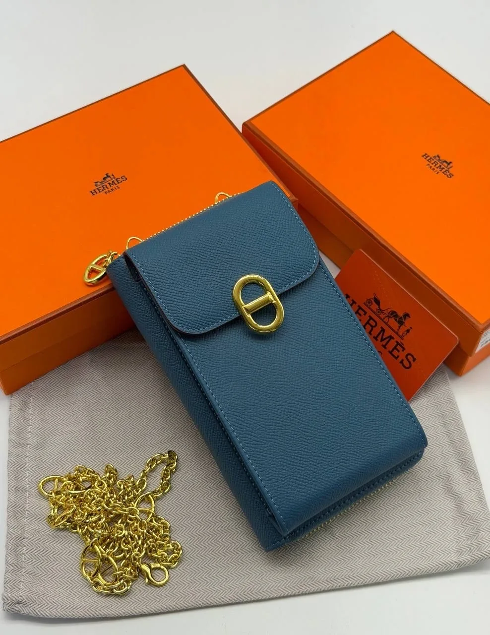 Кошелёк HERMES, кожа — фото 3