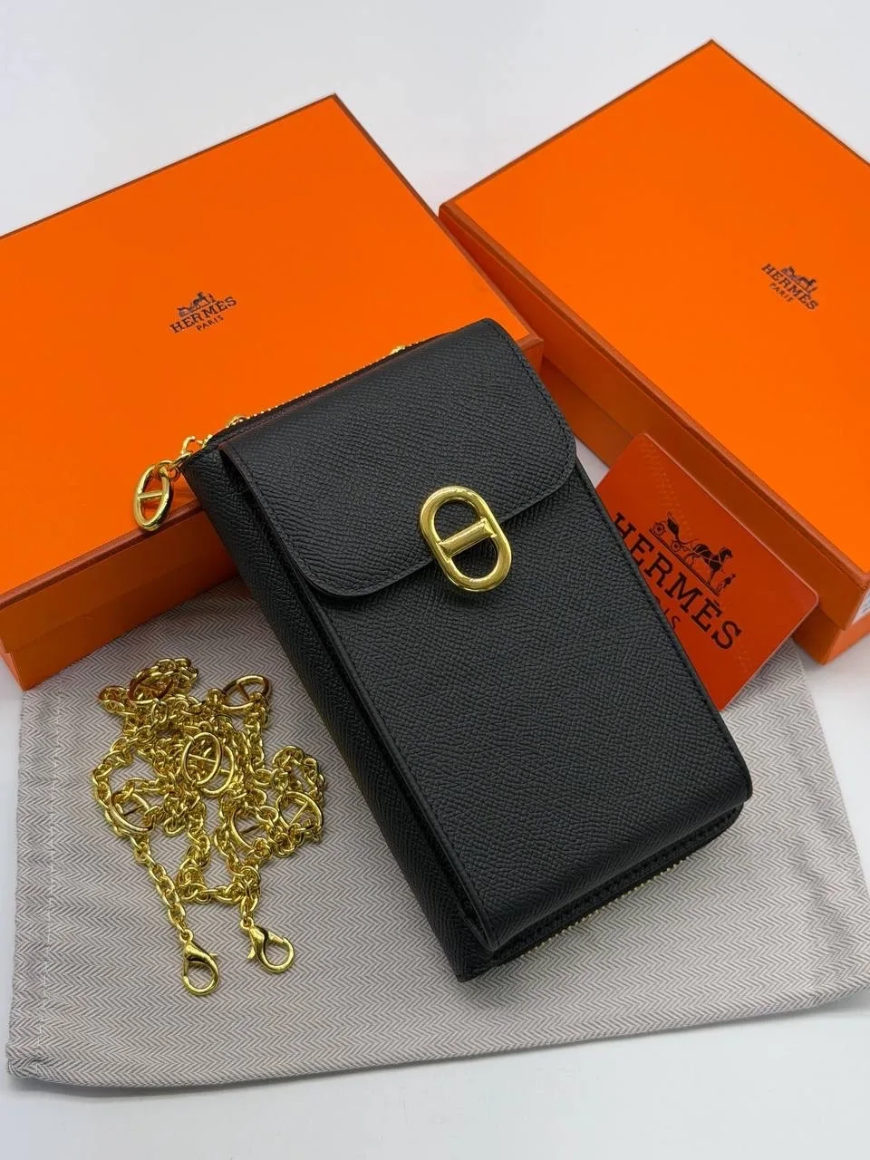 Кошелёк HERMES, кожа — фото 6