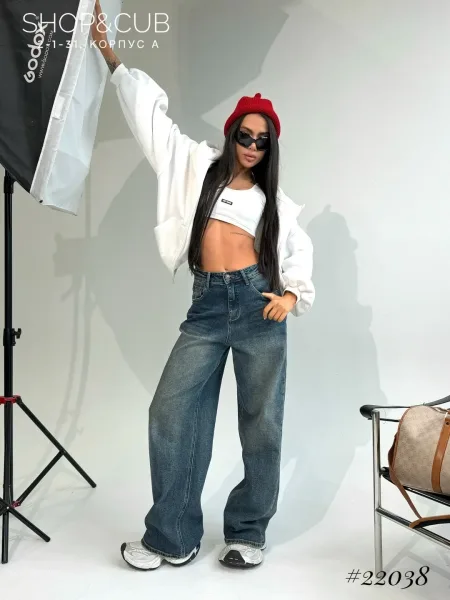Удобные джинсы из мягкого DENIM с эластичным составом — фото 3