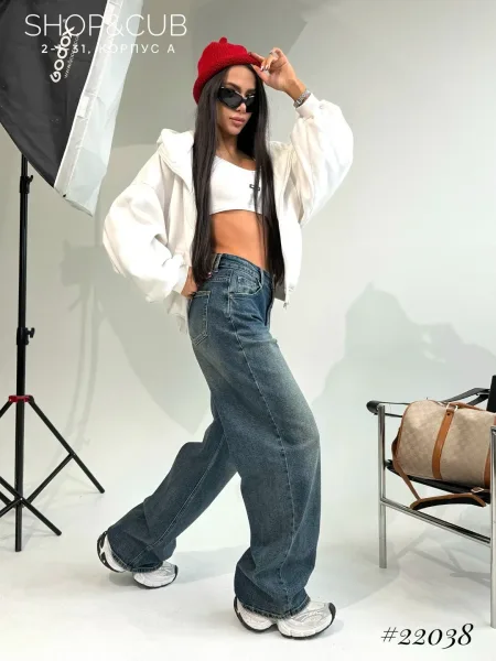Удобные джинсы из мягкого DENIM с эластичным составом — фото 8