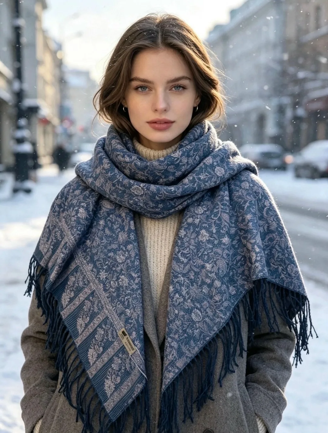 Шарф из 100 кашемира — фото 2