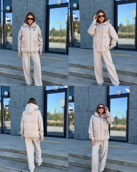 Костюм-тройка Chrome Hearts, хлопок на флисе — фото 6