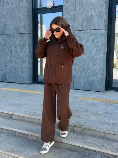 Костюм-тройка Chrome Hearts, хлопок на флисе — фото 3