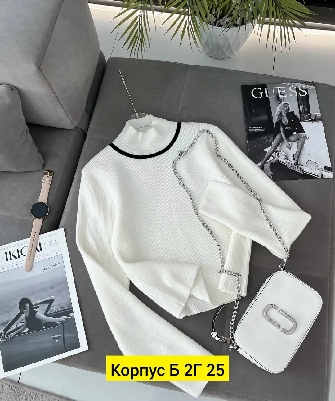 Теплый свитер из натурального кашемира — фото 1