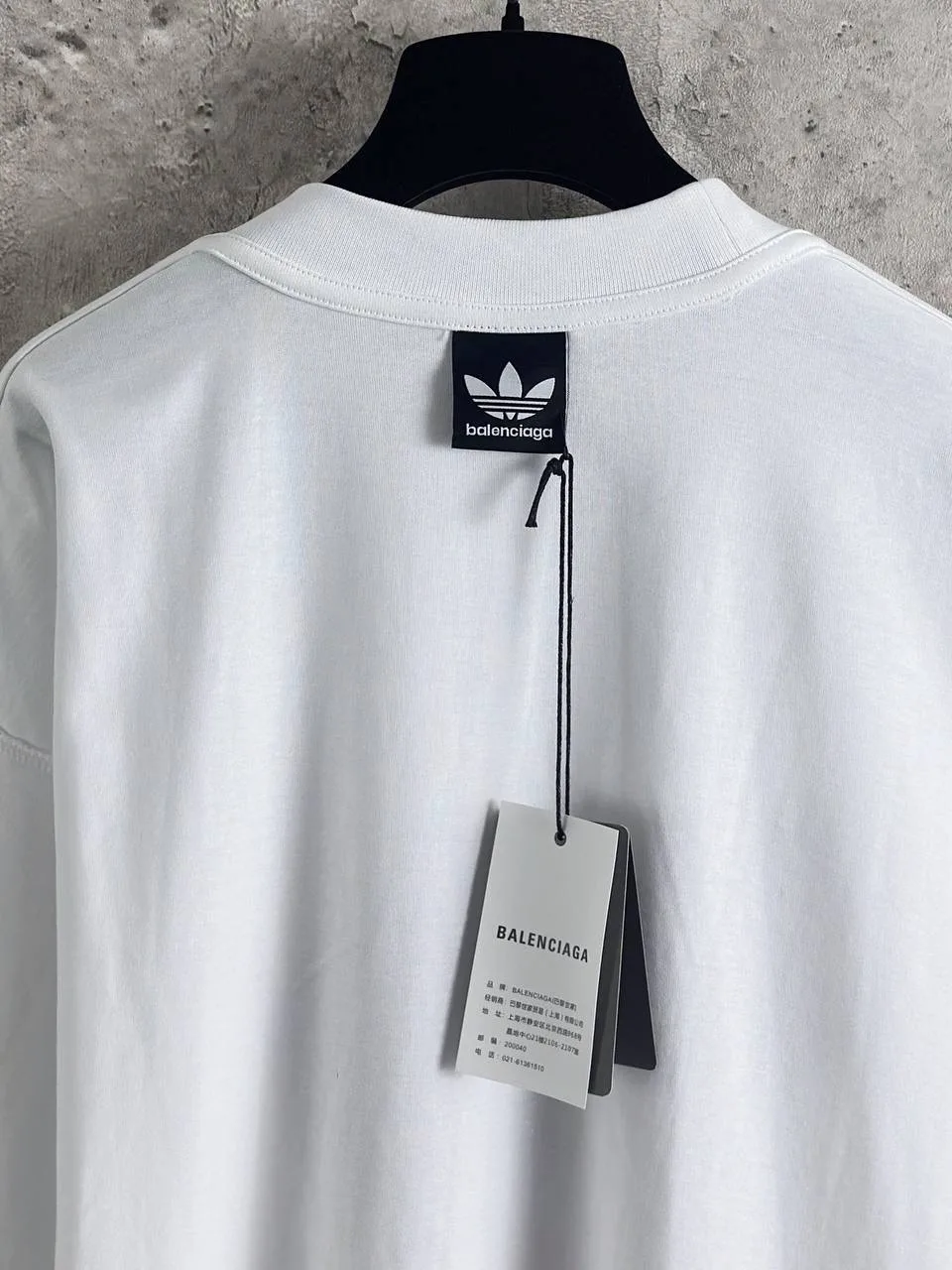 Футболка с совместной символикой BALENCIAGA ADIDAS — фото 4