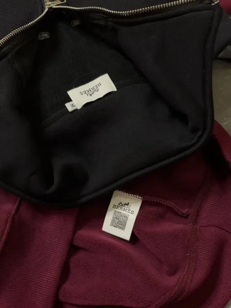 Мужские кеды Hermes на флисе — фото 8