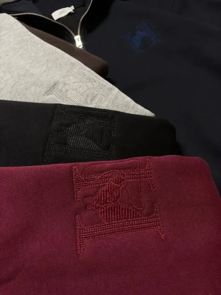 Мужские кеды Hermes на флисе — фото 10