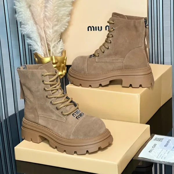 Кеды miu из натуральной кожи — фото 3