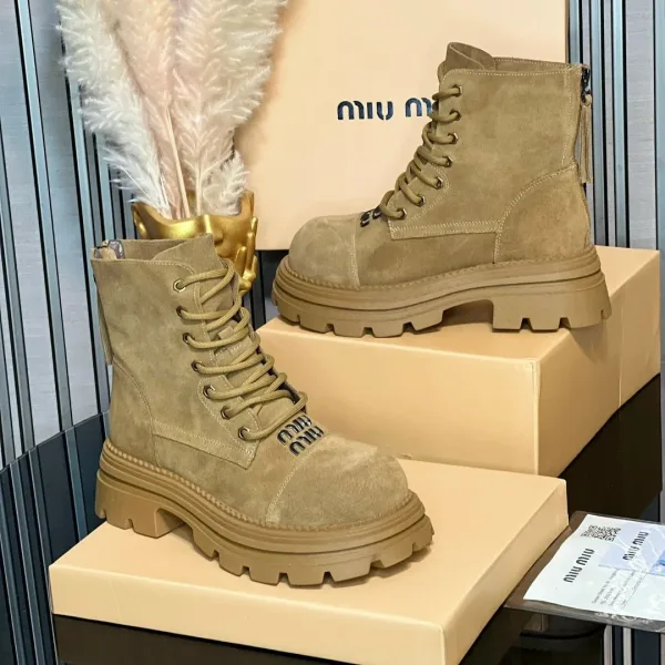 Кеды miu из натуральной кожи — фото 4