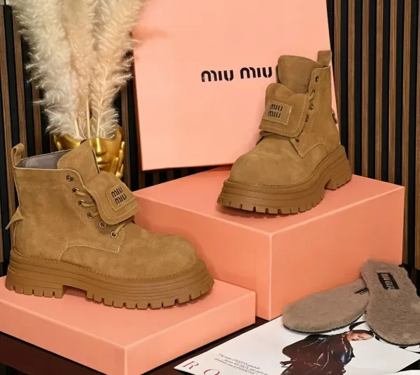Кеды miu из натуральной кожи — фото 5