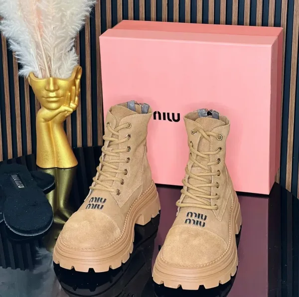 Кеды miu из натуральной кожи — фото 7