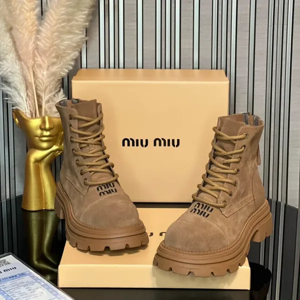 Кеды miu из натуральной кожи — фото 8