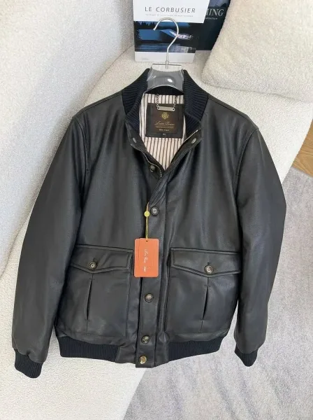 Мужская куртка Loropiano из кожи замши Premium — фото 2