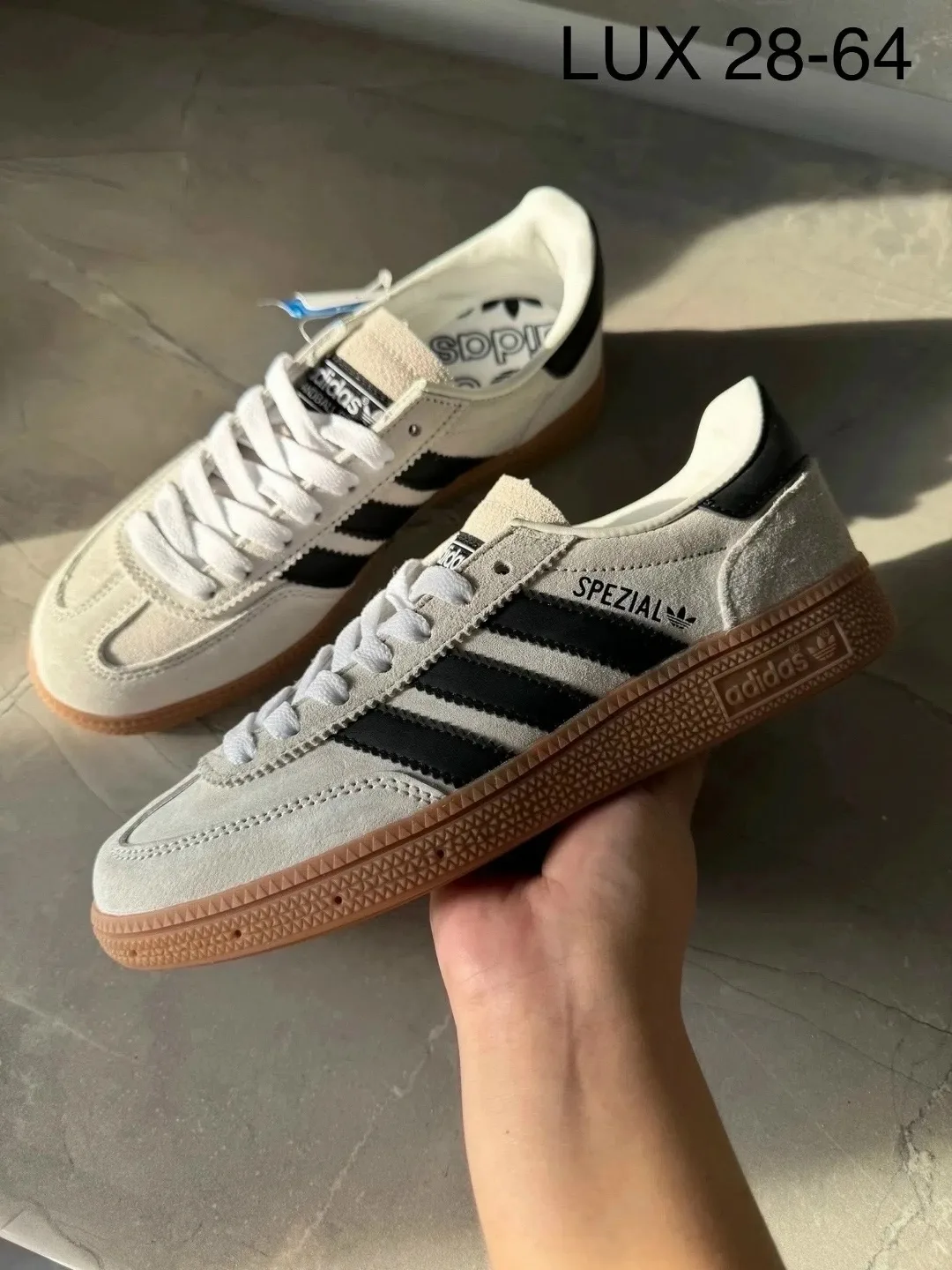 Классические кеды Adidas Samba из натуральной замши — фото 1