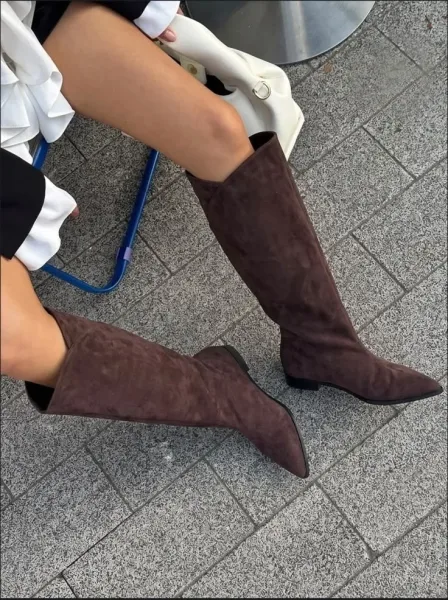 Зимние ботинки из натурального меха — фото 2